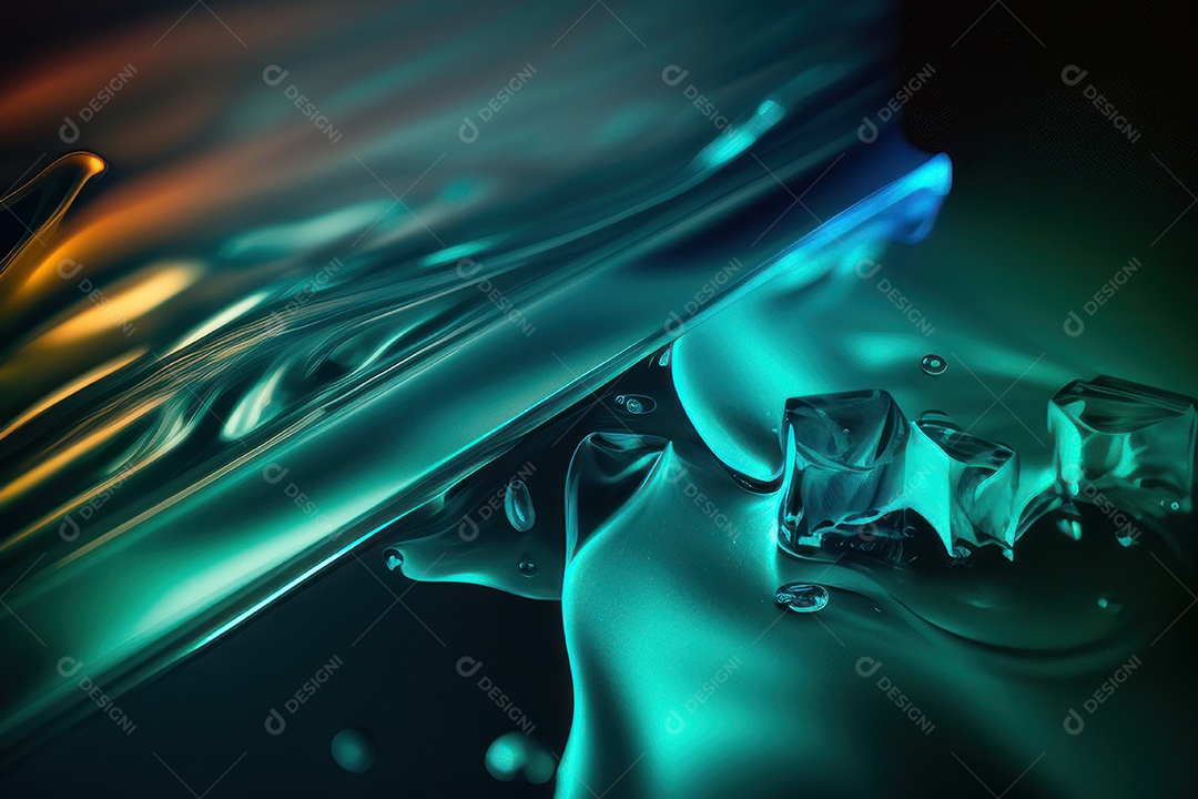 Objeto caindo sobre mar.