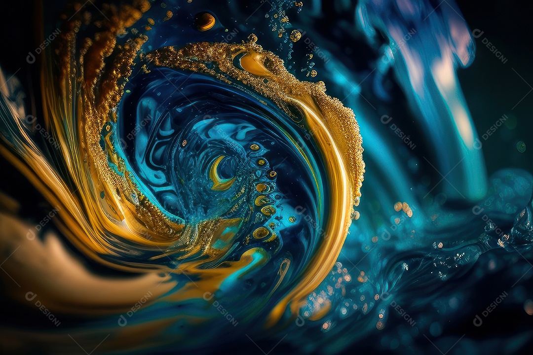 Objeto caindo sobre mar.