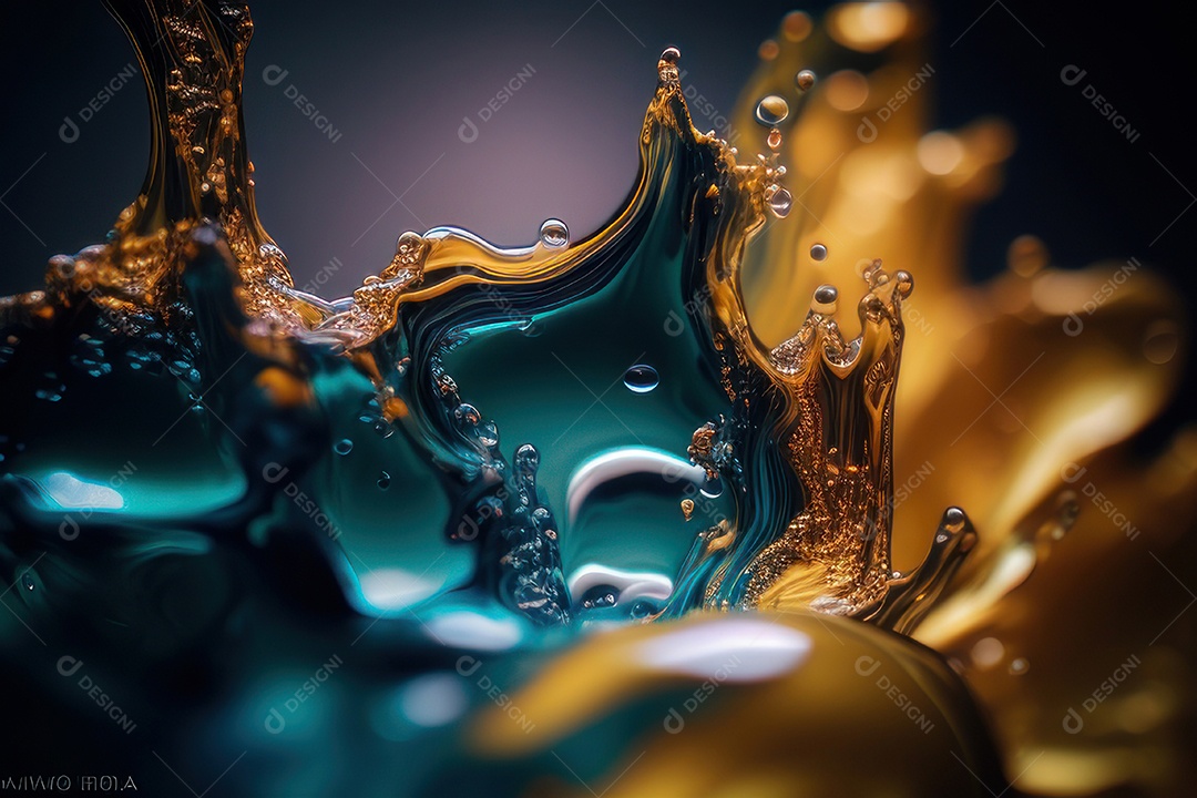 Objeto caindo sobre mar.