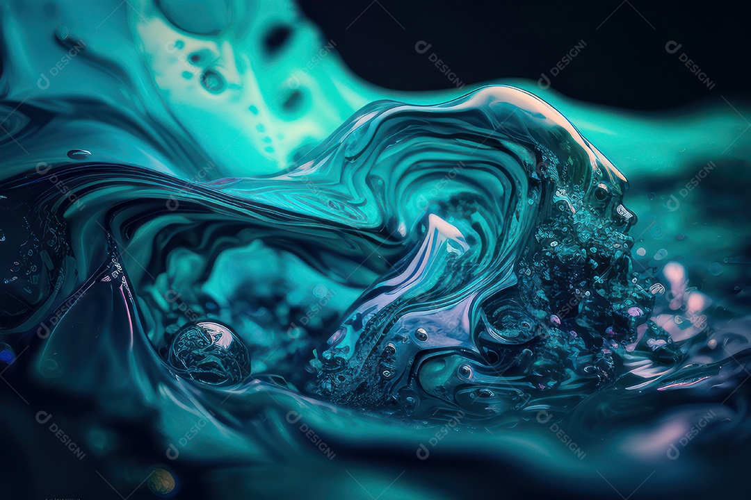 Objeto caindo sobre mar.