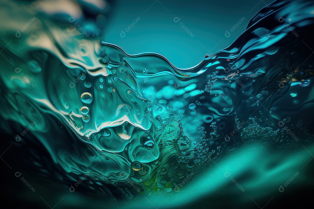 Objeto caindo sobre mar.