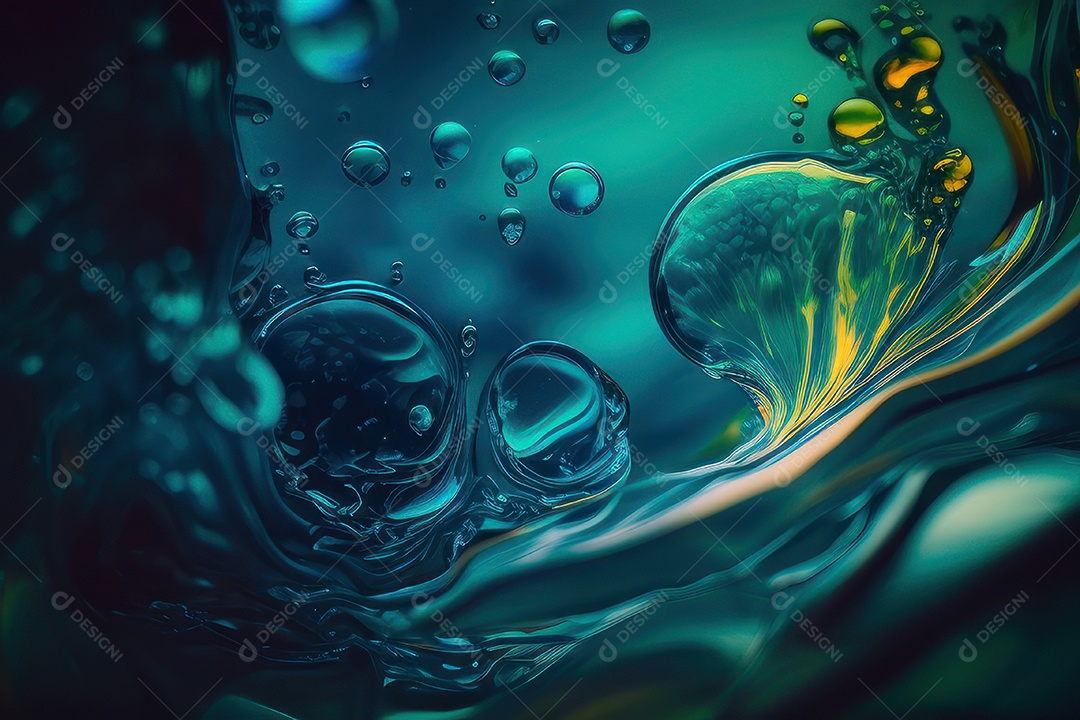 Objeto caindo sobre mar.