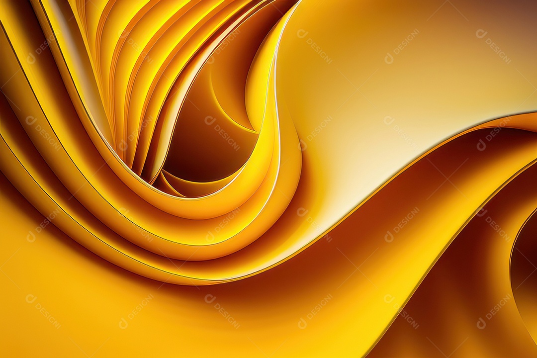 Background com formas amarelas.