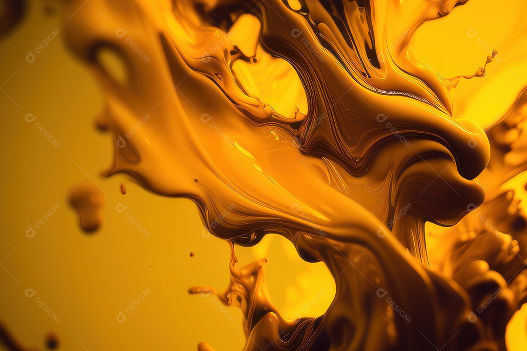 Textura com formas amarelas.