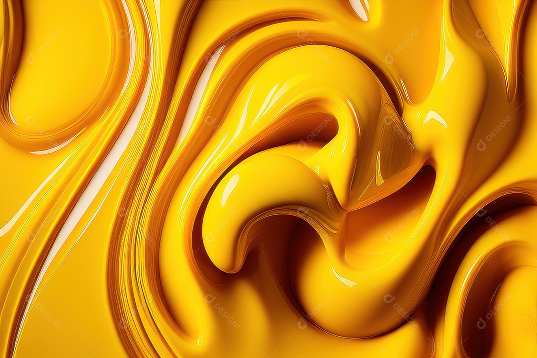 Textura com formas amarelas.