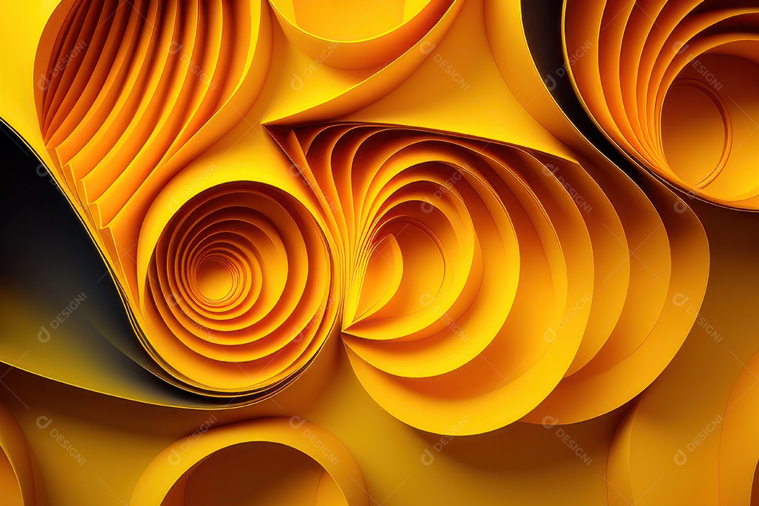 Textura com formas amarelas.