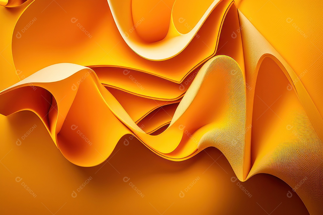 Background com formas amarela.