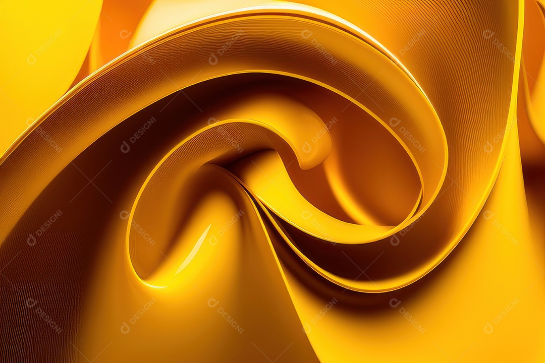 Background com formas amarela.