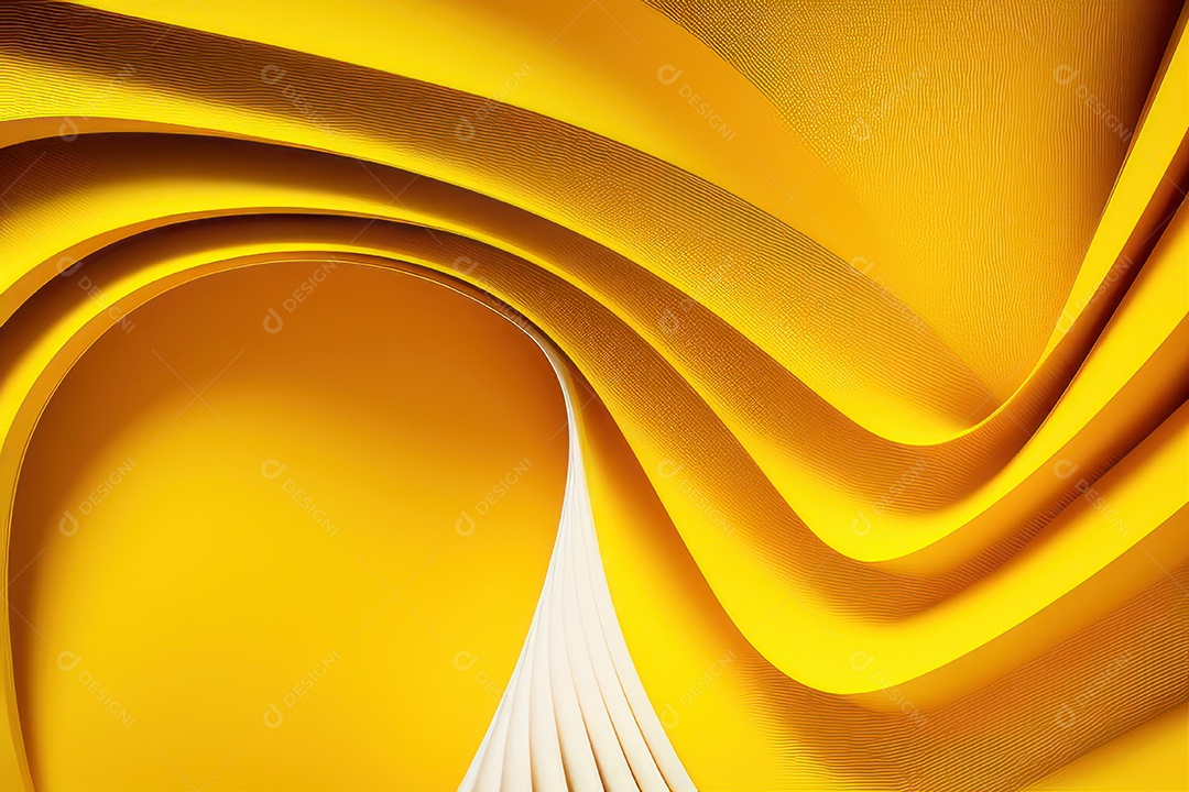 Background com formas amarelas.