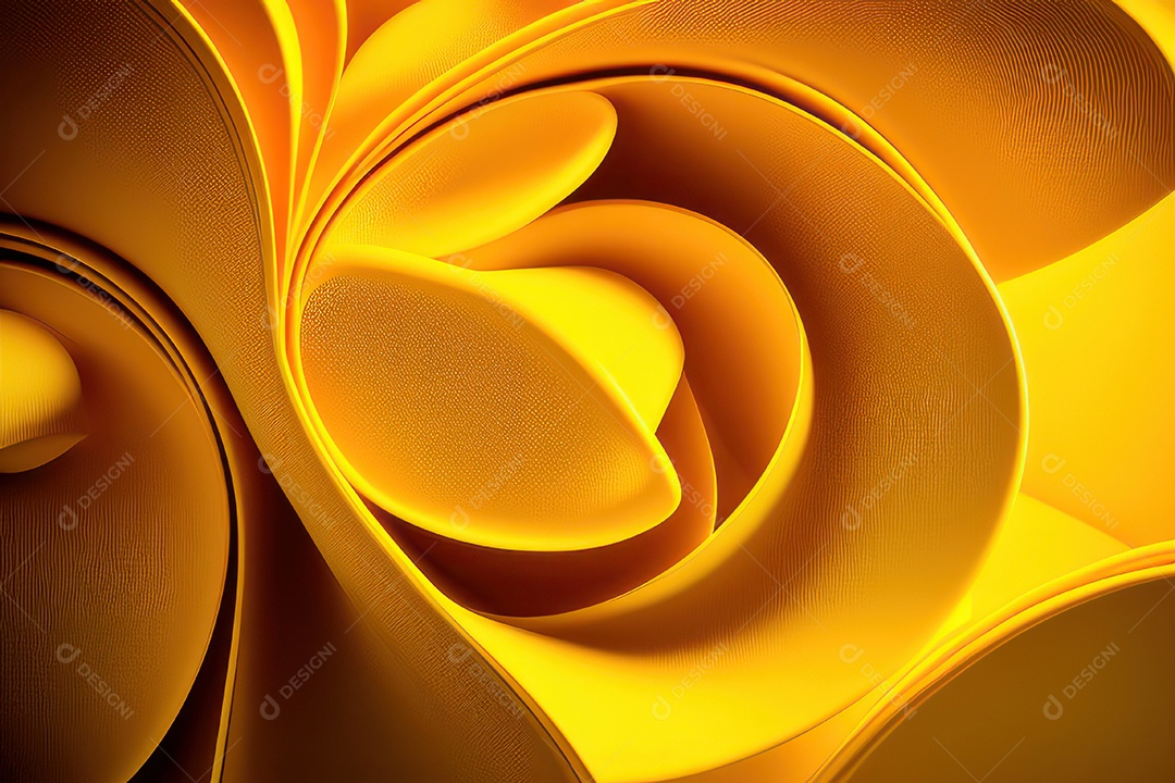 Background com formas amarelas.