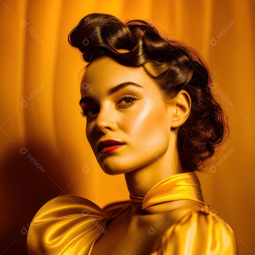 Linda mulher garota jovem sobre fundo isolado.