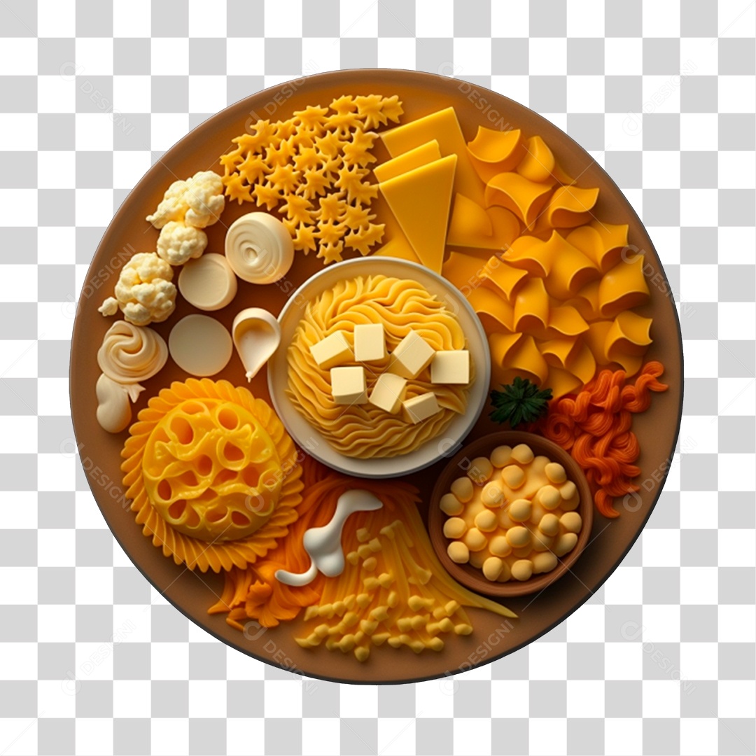 Delicioso prato de comida PNG