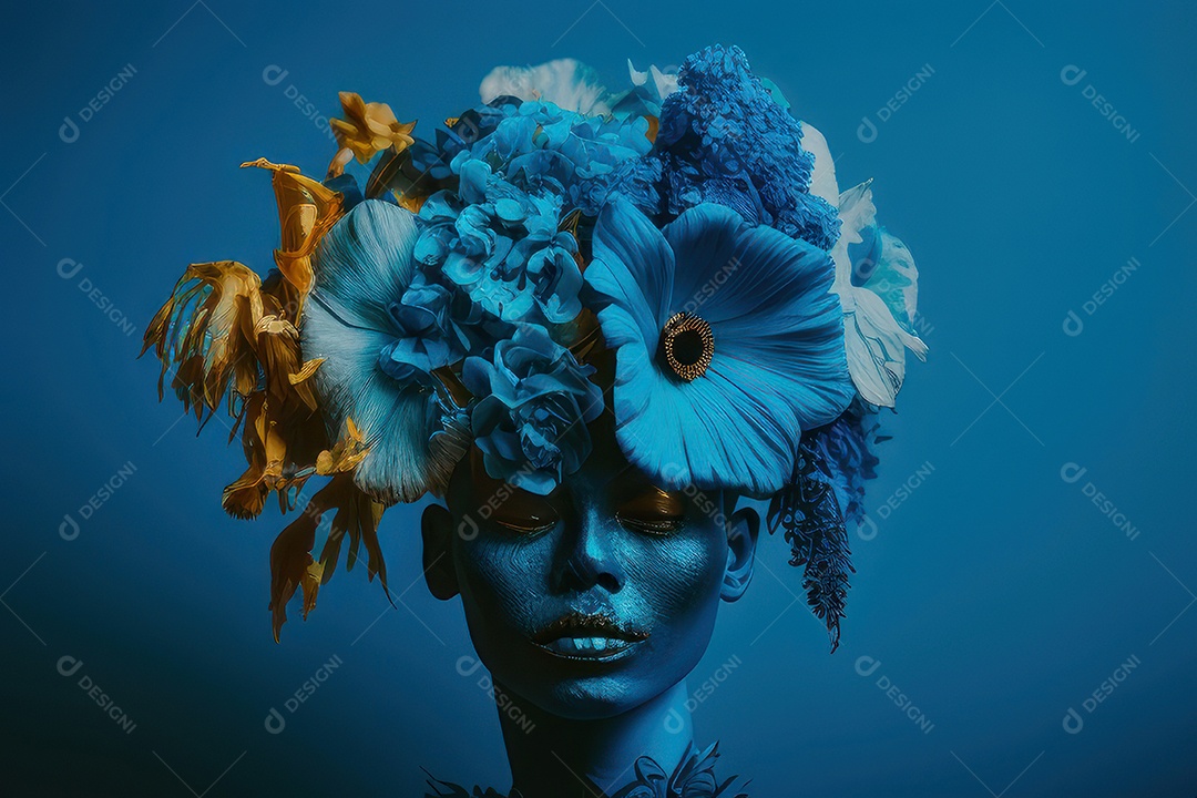 Criatura com olhos vermelhos fundo isolado.