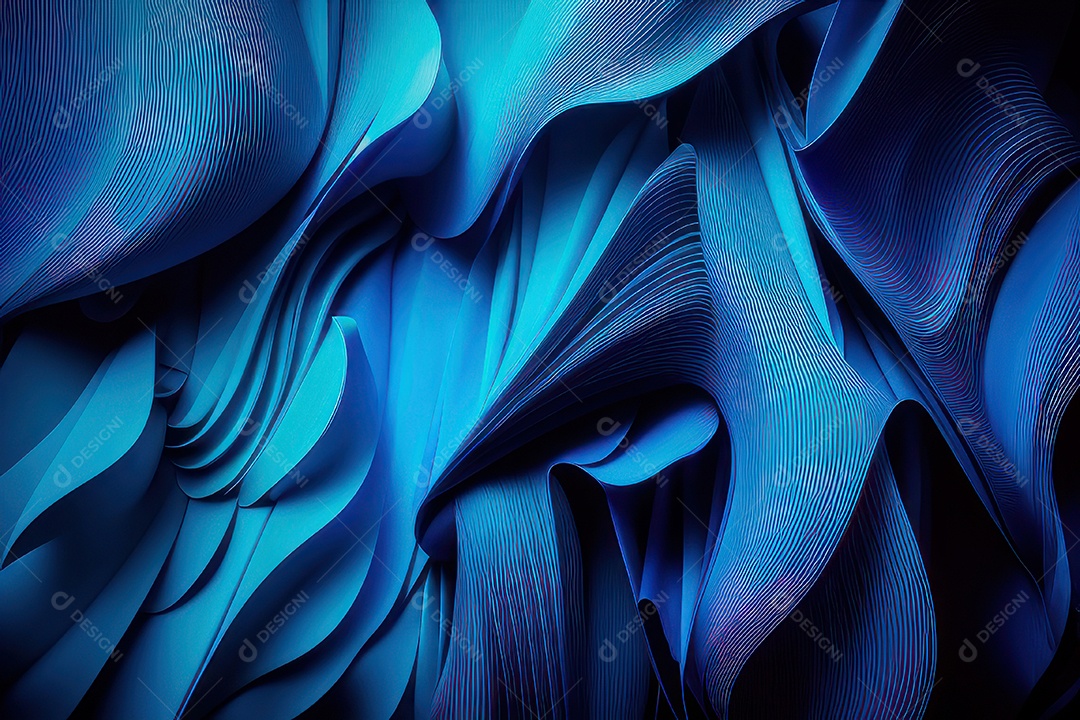 Background com formas azul.