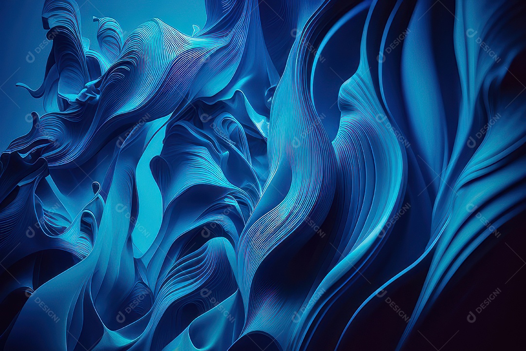 Background com formas azul.