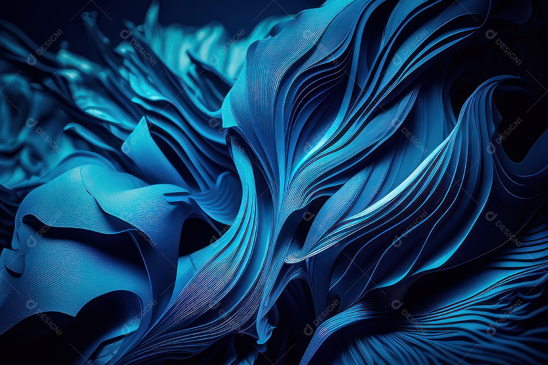 Background com formas azul.