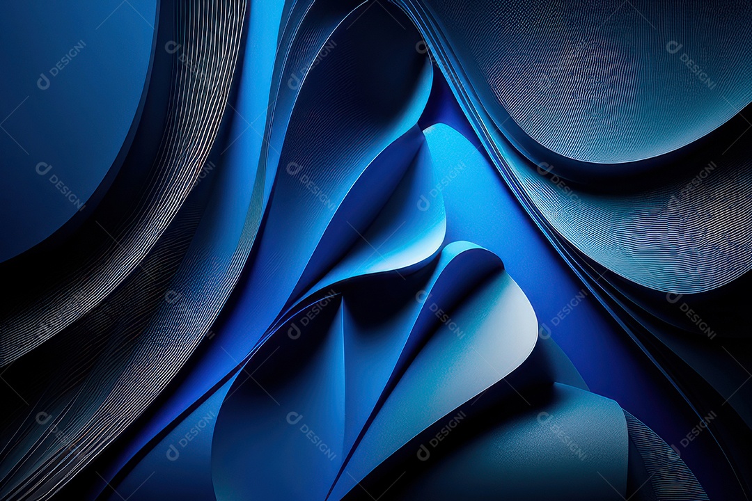 Background com formas azul.