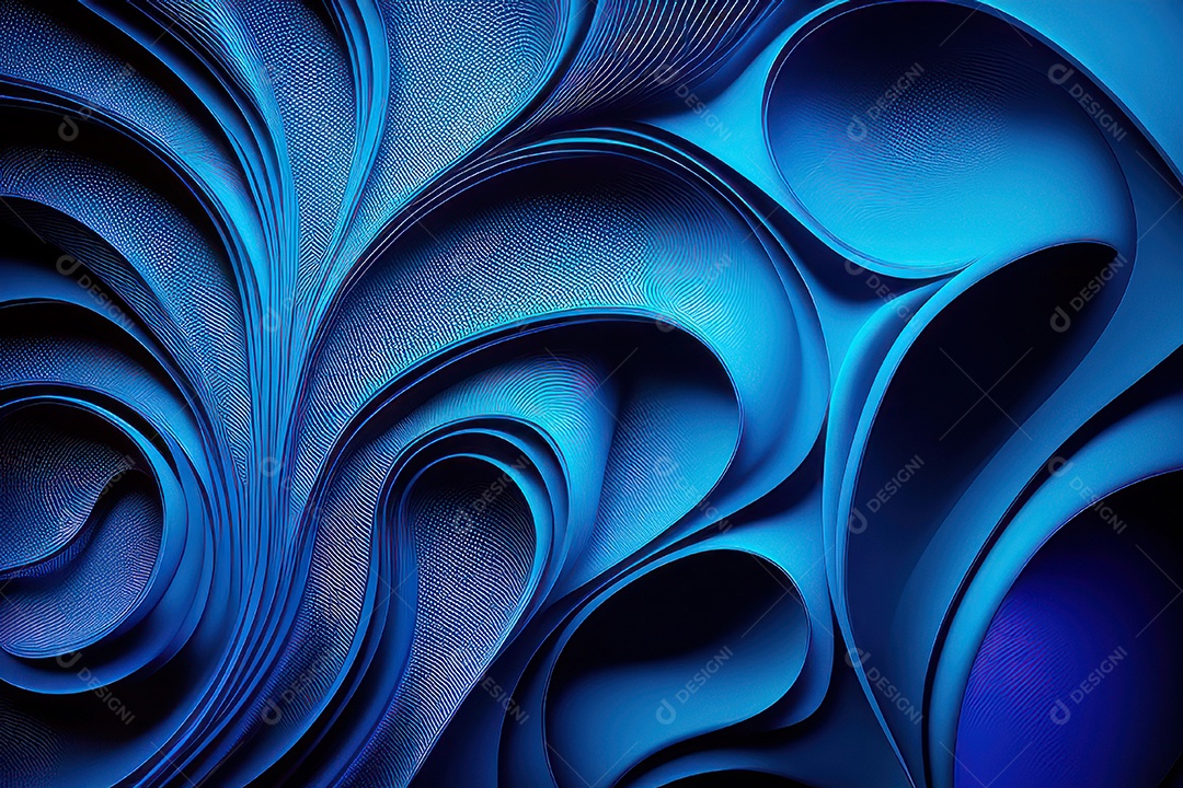 Background com formas azul.