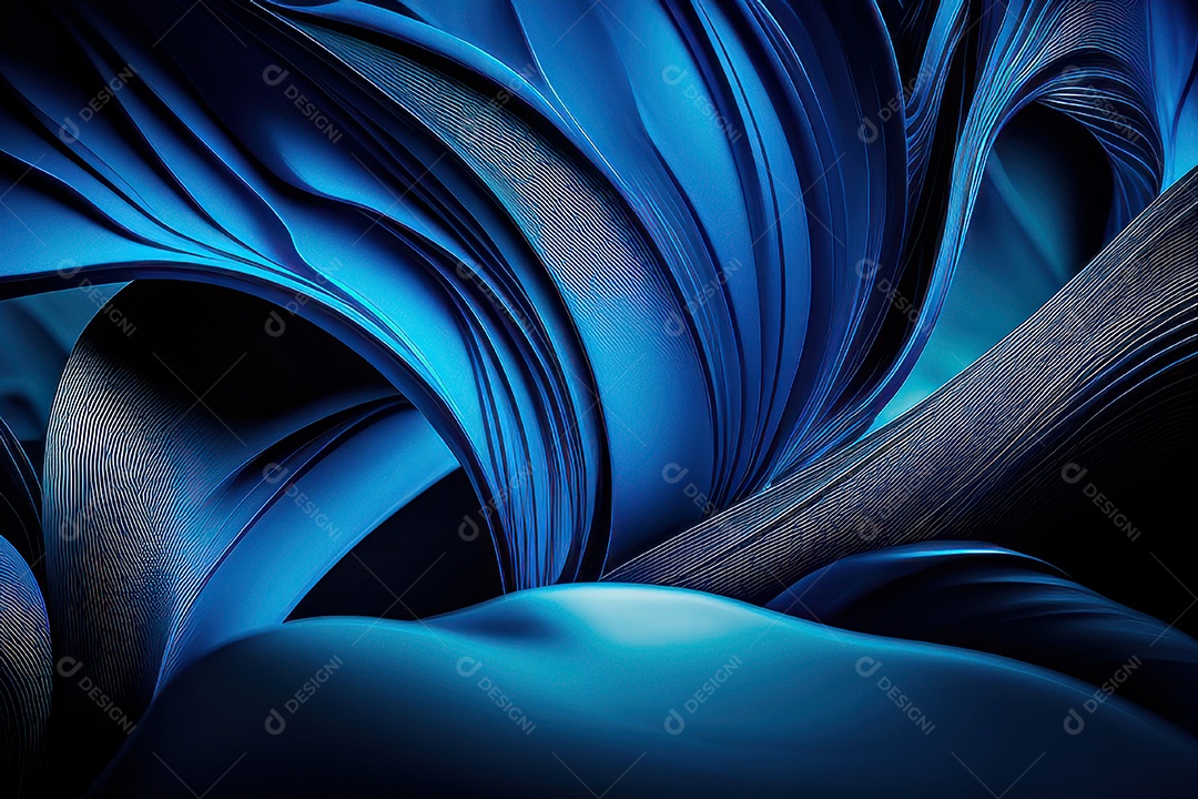 Background com formas azul.