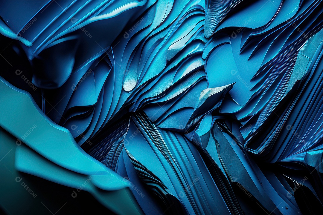 Background com formas azul.