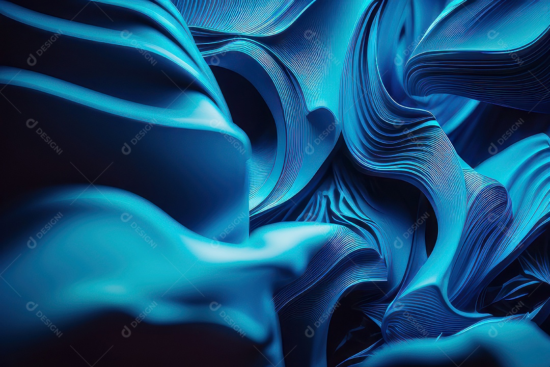 Background com formas azul.