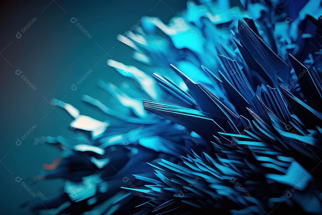 Background com formas azul.