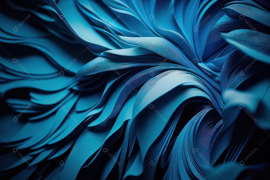 Background com formas azul.