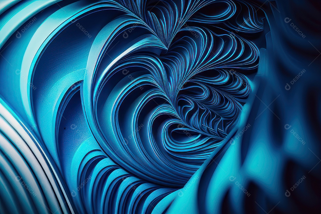 Textura com formas abstratas azul.