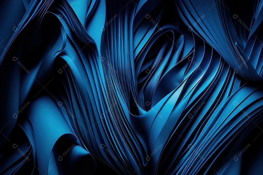Textura com formas abstratas azul.
