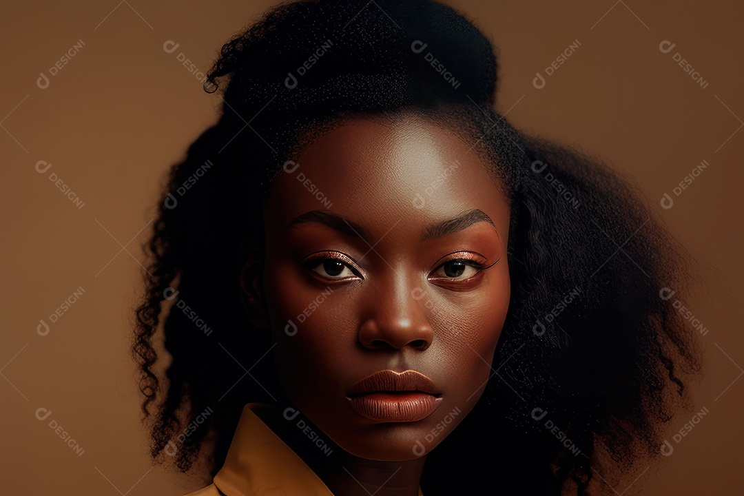 Linda imagem de mulher jovem realista.