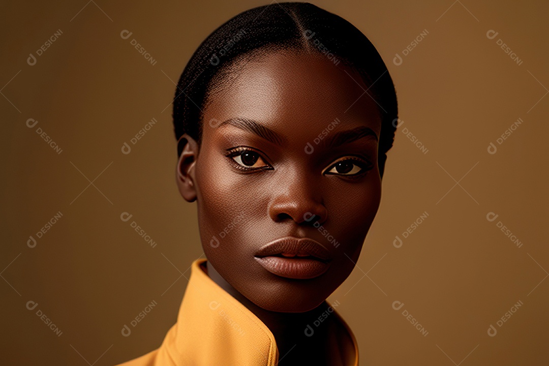 Linda imagem de mulher jovem realista.