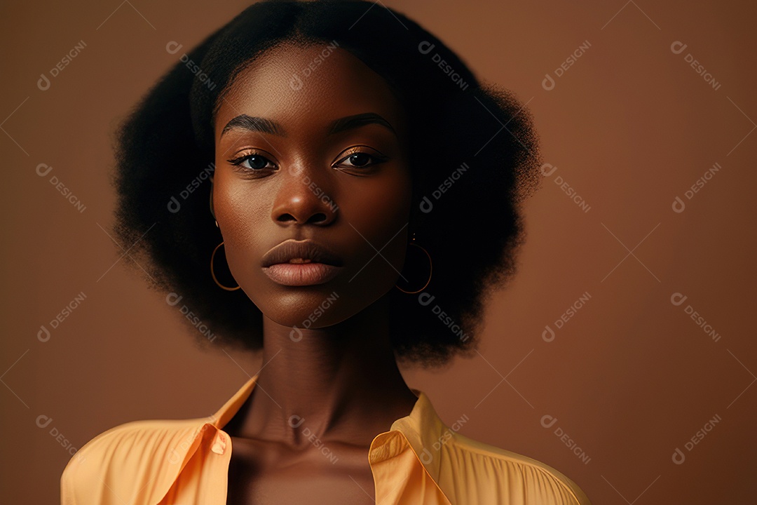 Linda imagem de mulher jovem realista.