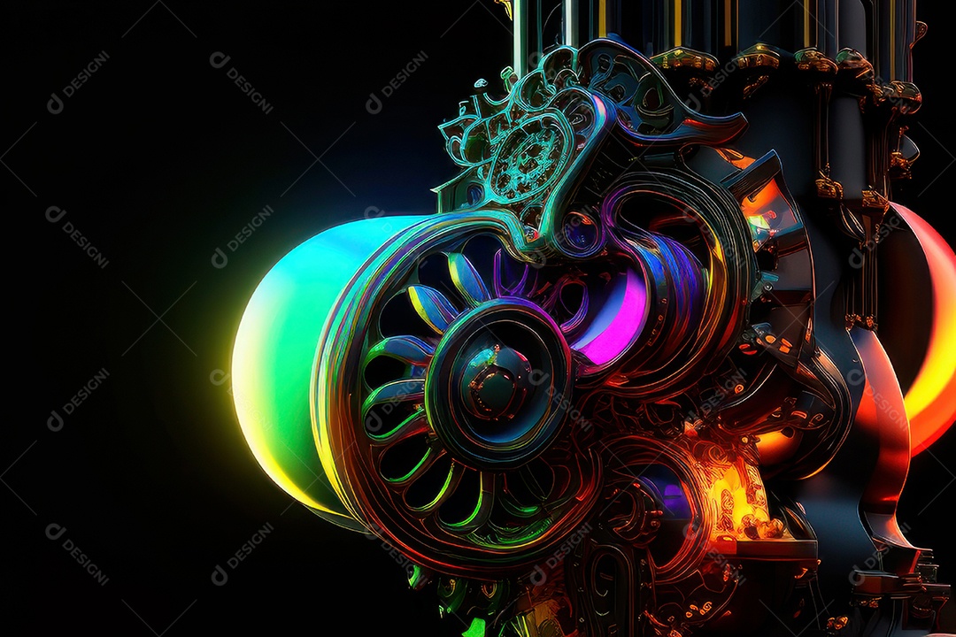 Engrenagens Steampunk.