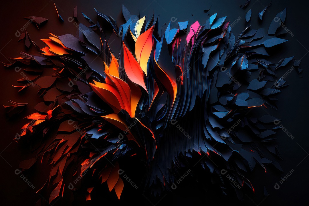 Fundo abstrato linhas suaves coloridas.