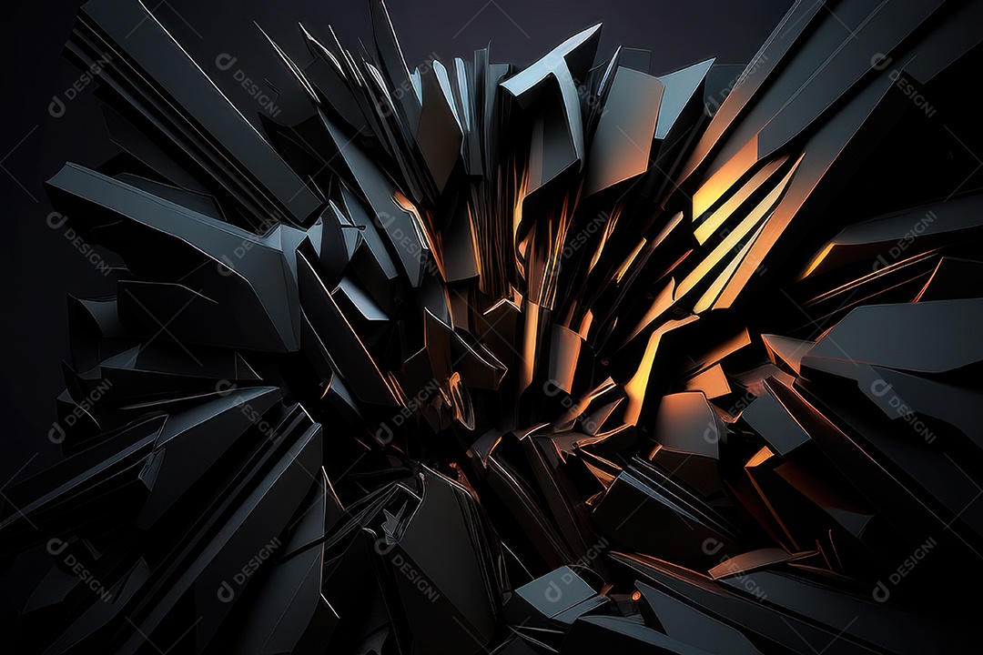 Abstrato fundo cristais coloridos brilhantes.