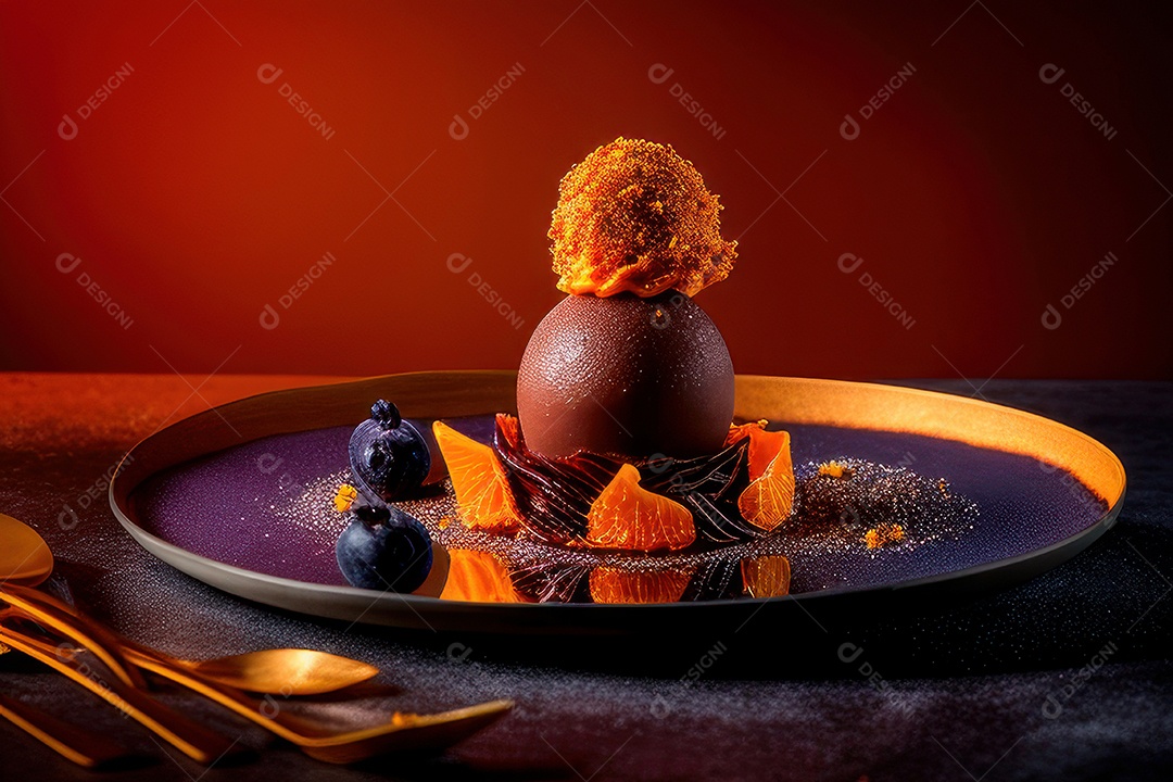 Bolo delicioso sobre fundo isolado.