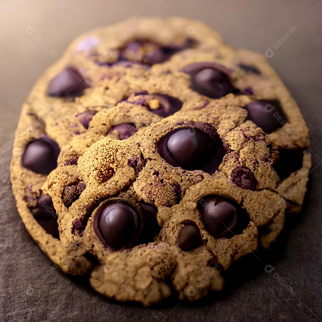 Biscoito sobre uma mesa