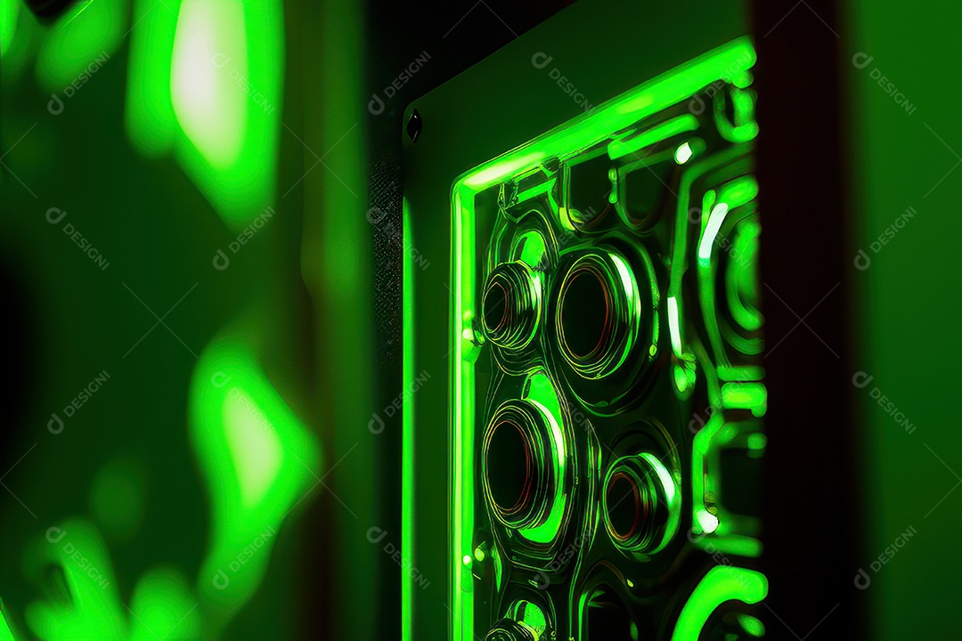 Textura com formas neon.