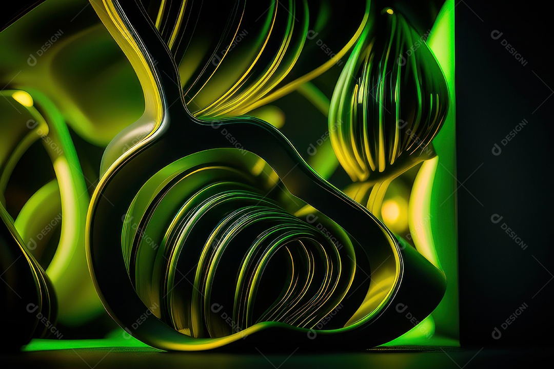 Textura com formas neon.