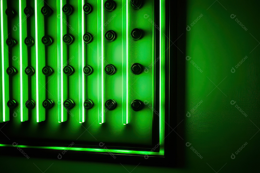 Textura com formas neon.