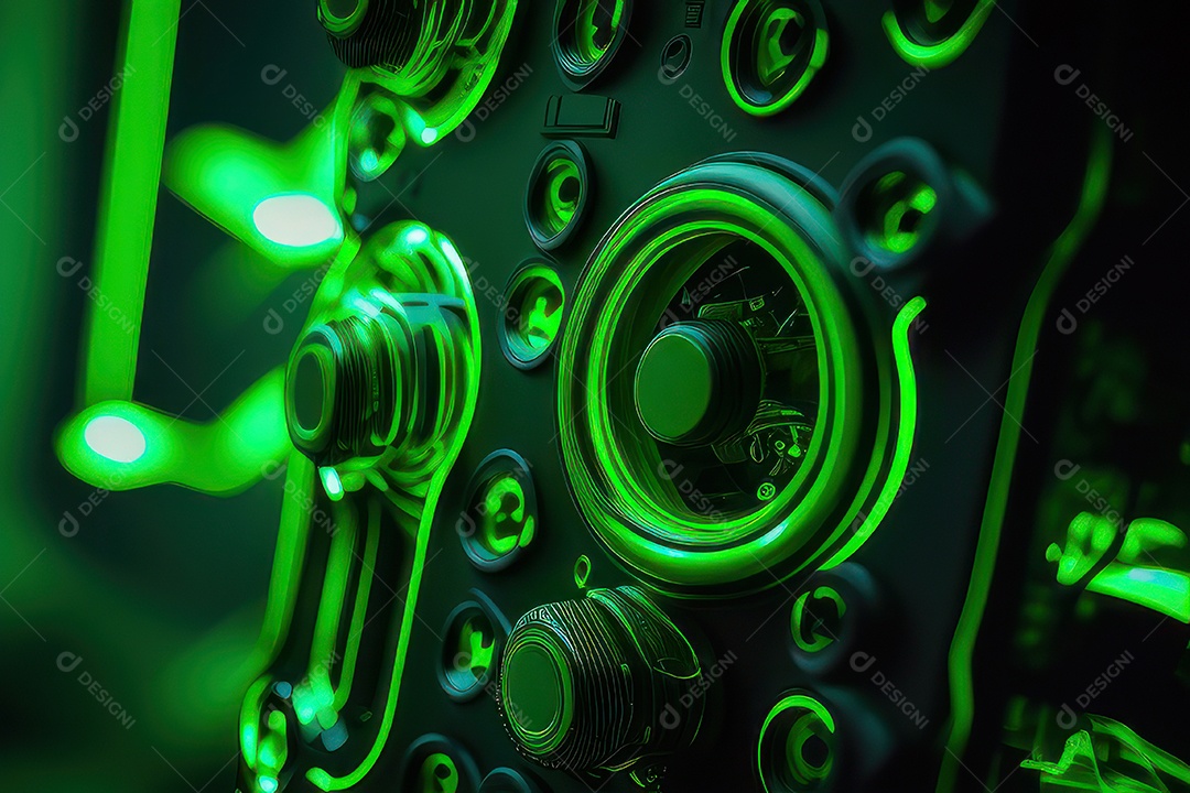 Textura com formas neon.