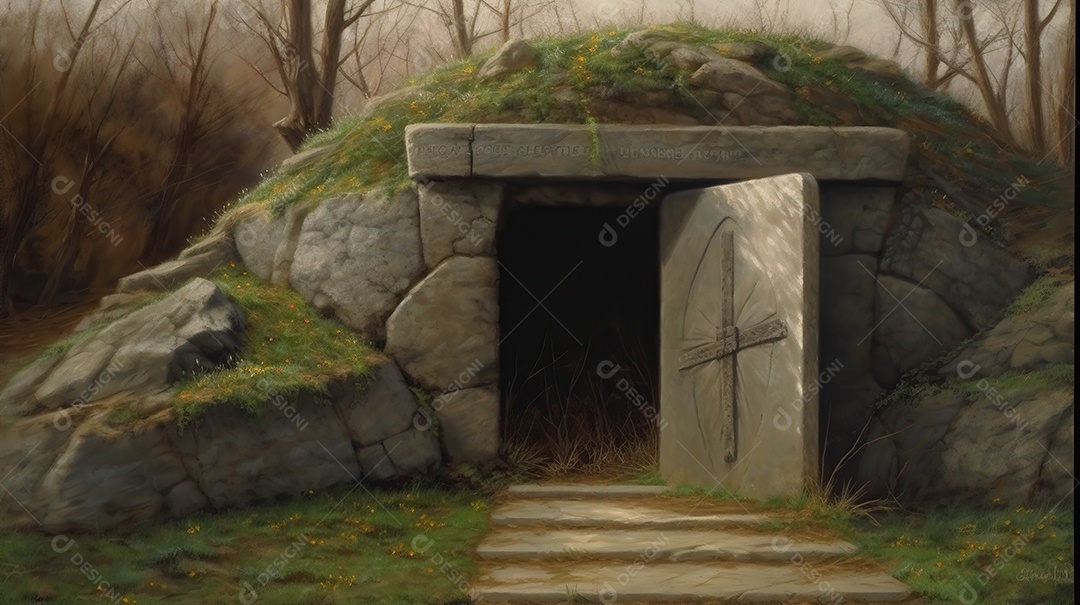 Túmulo vazio de Jesus aberto vista externa