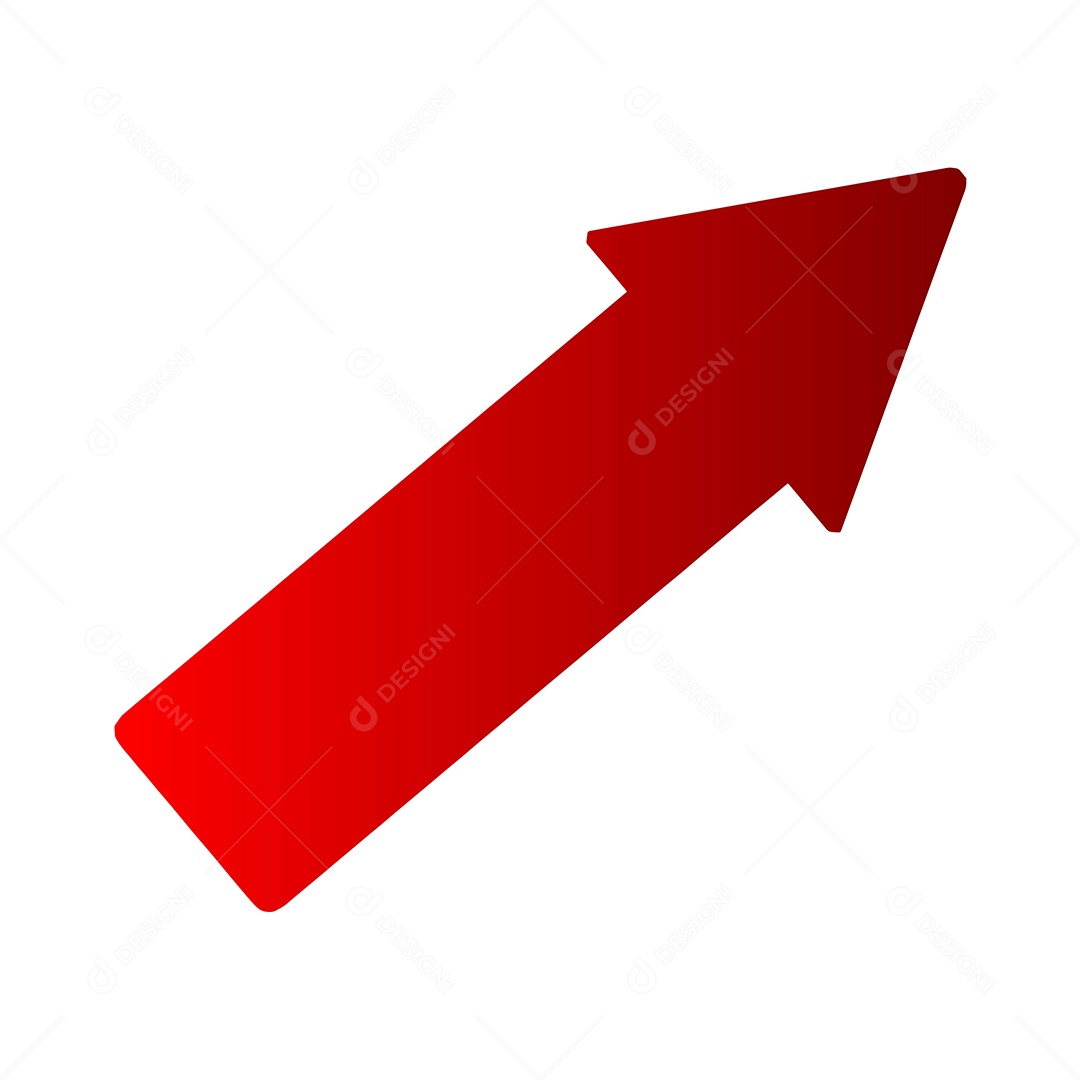 Seta Flecha Direita Cima Vetor EPS