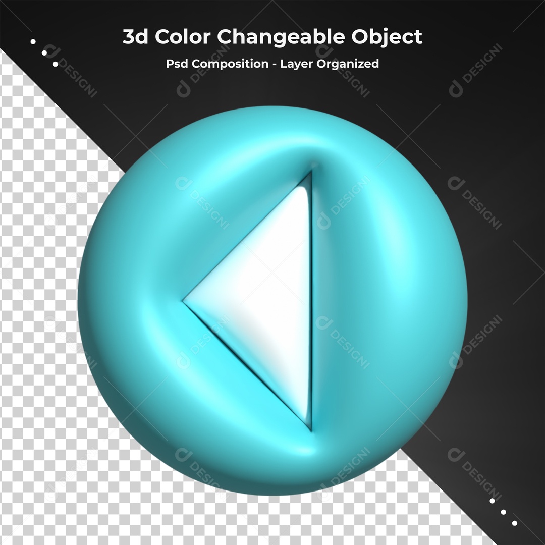 Elemento Botão De Voltar Para Composição PSD