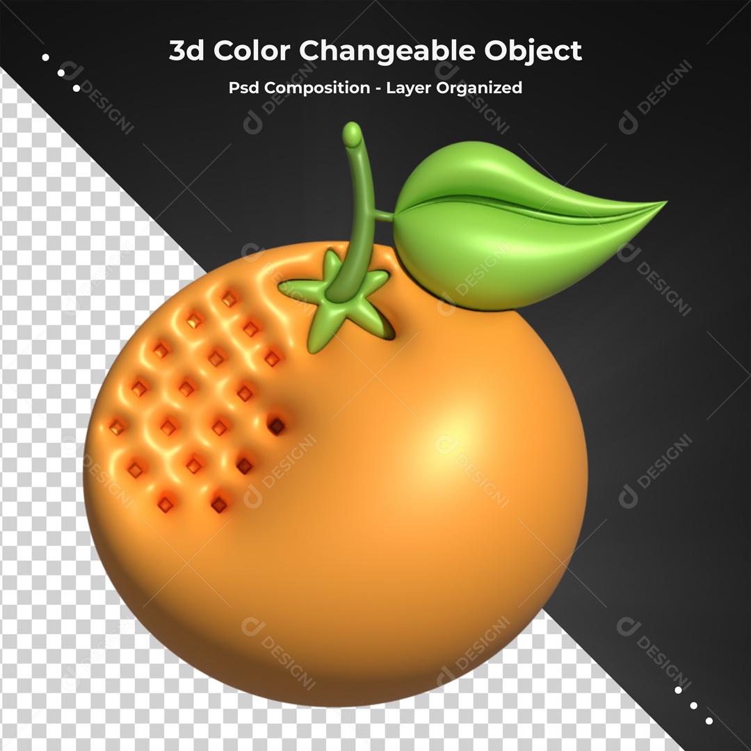 Elemento De Fruta Laranja Para Composição PSD