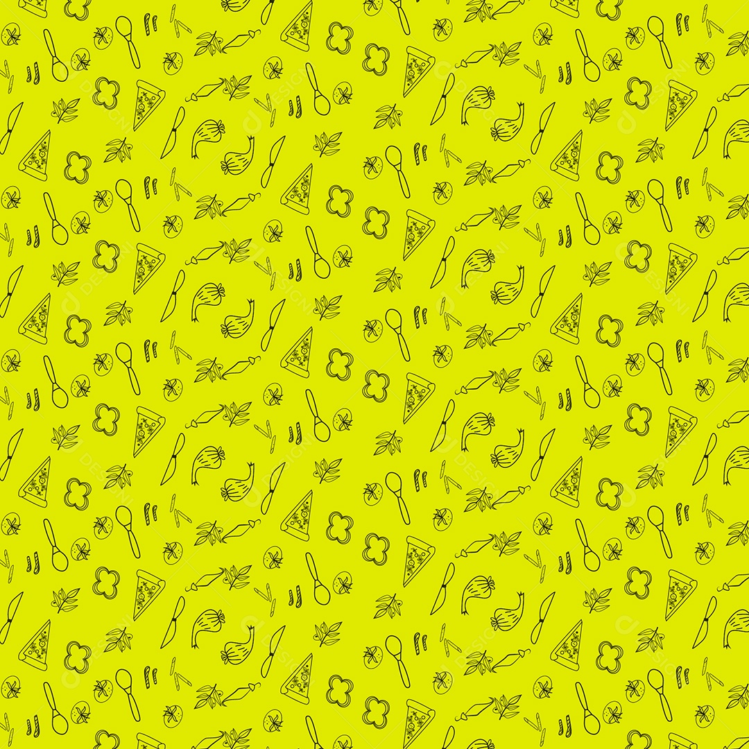 Background lanchonete amarelo AI