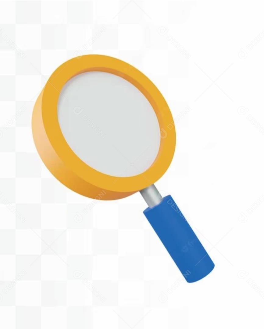 Lupa elemento vetorial AI Editável