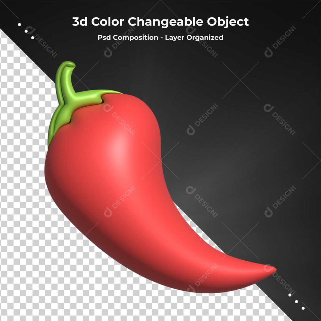 Elemento De Pimenta Para Composição PSD