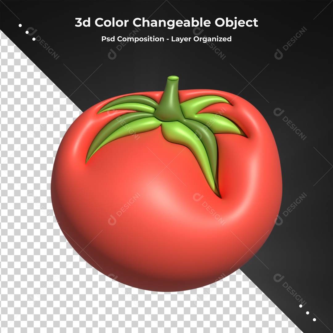 Elemento De Fruta Tomate Para Composição PSD