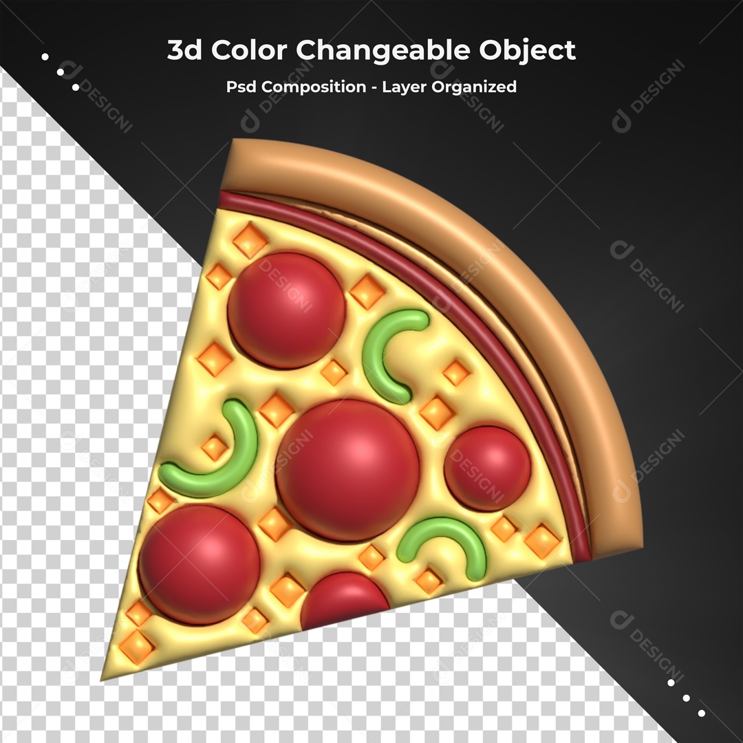 Elemento De Pizza Para Composição PSD